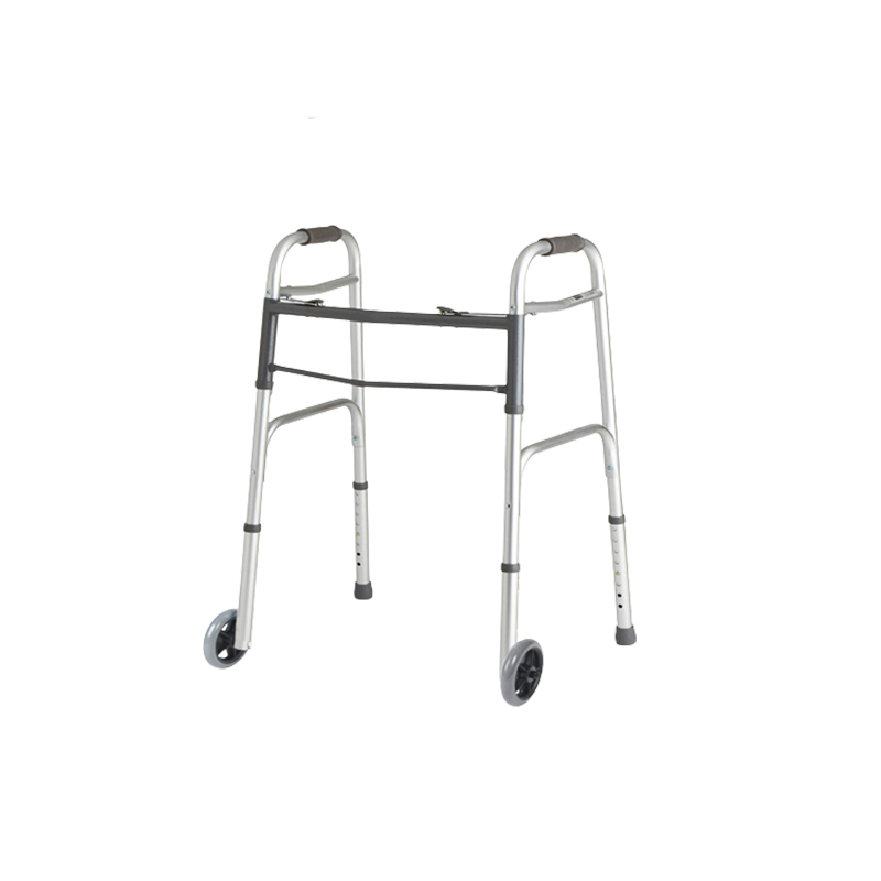 Déambulateur 2 roues pliable aluminium